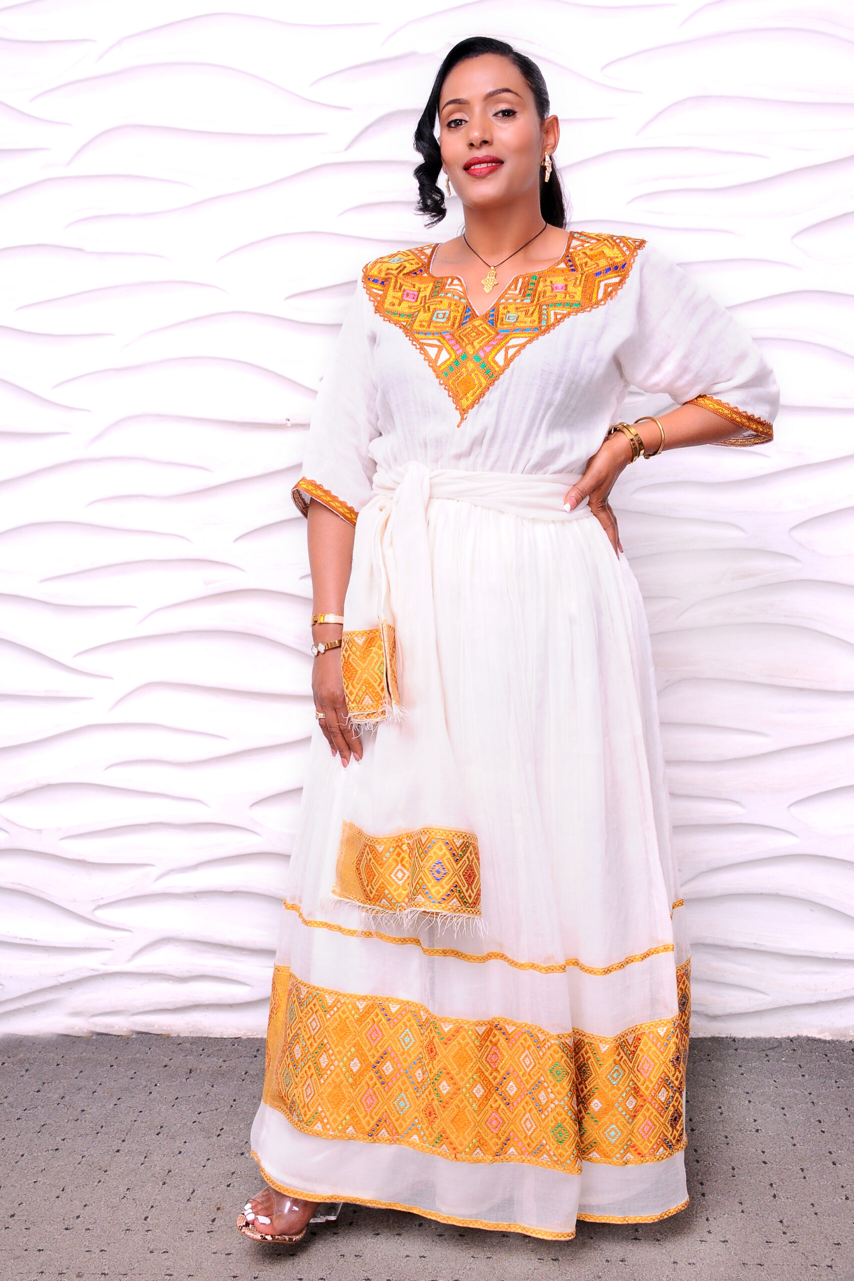 Modern Chic Habesha Kemis Simple Yet Stunning Ethiopian Dress